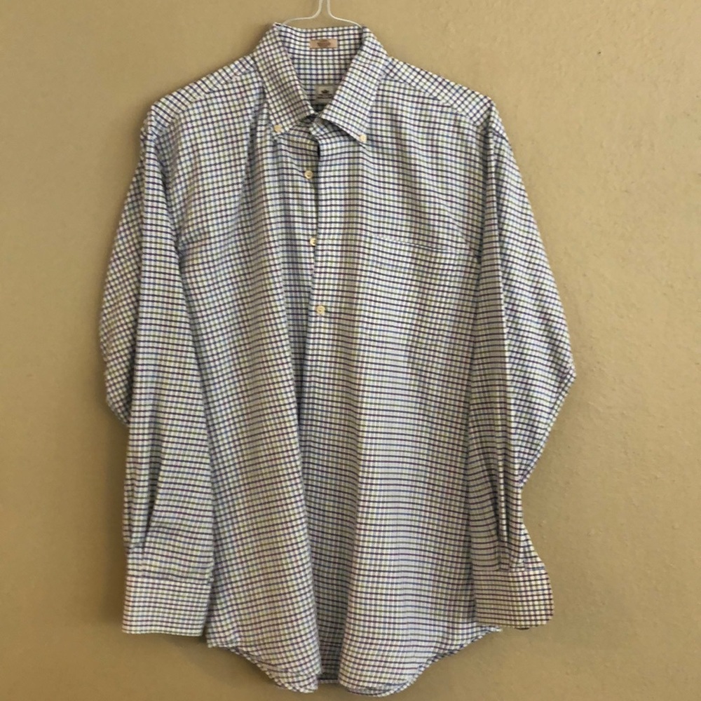 Men’s long sleeve button down dress shirt